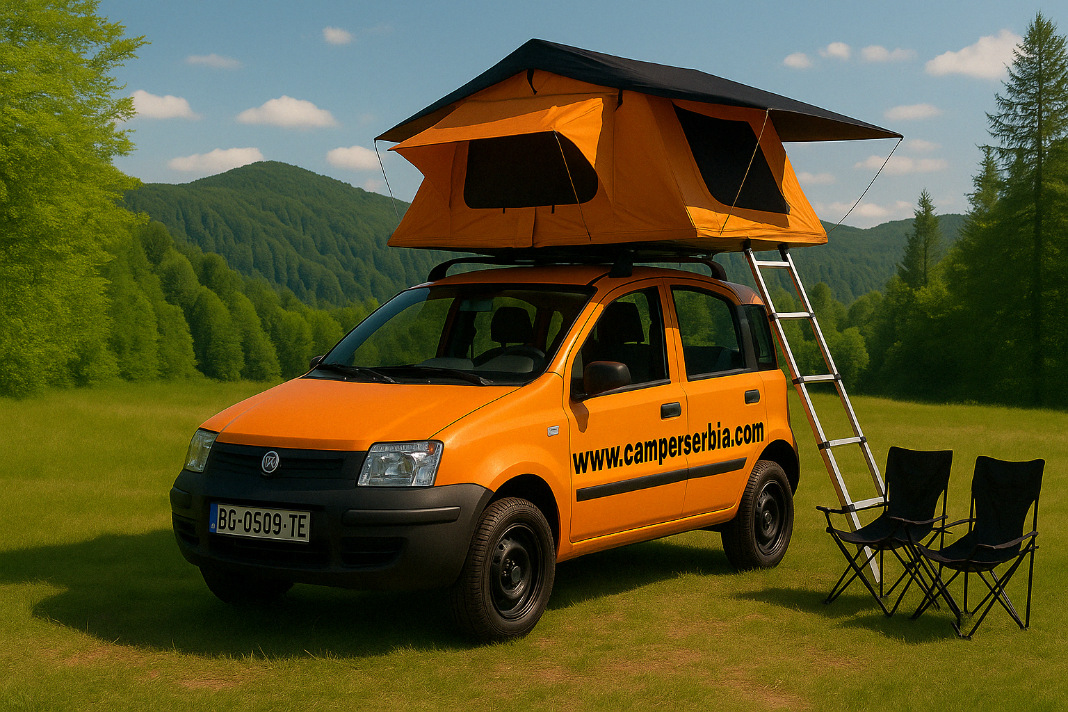 Van pop-up roof