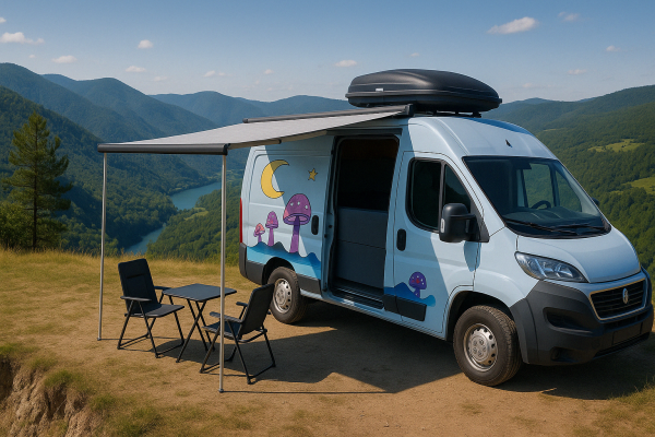 Hippy camper